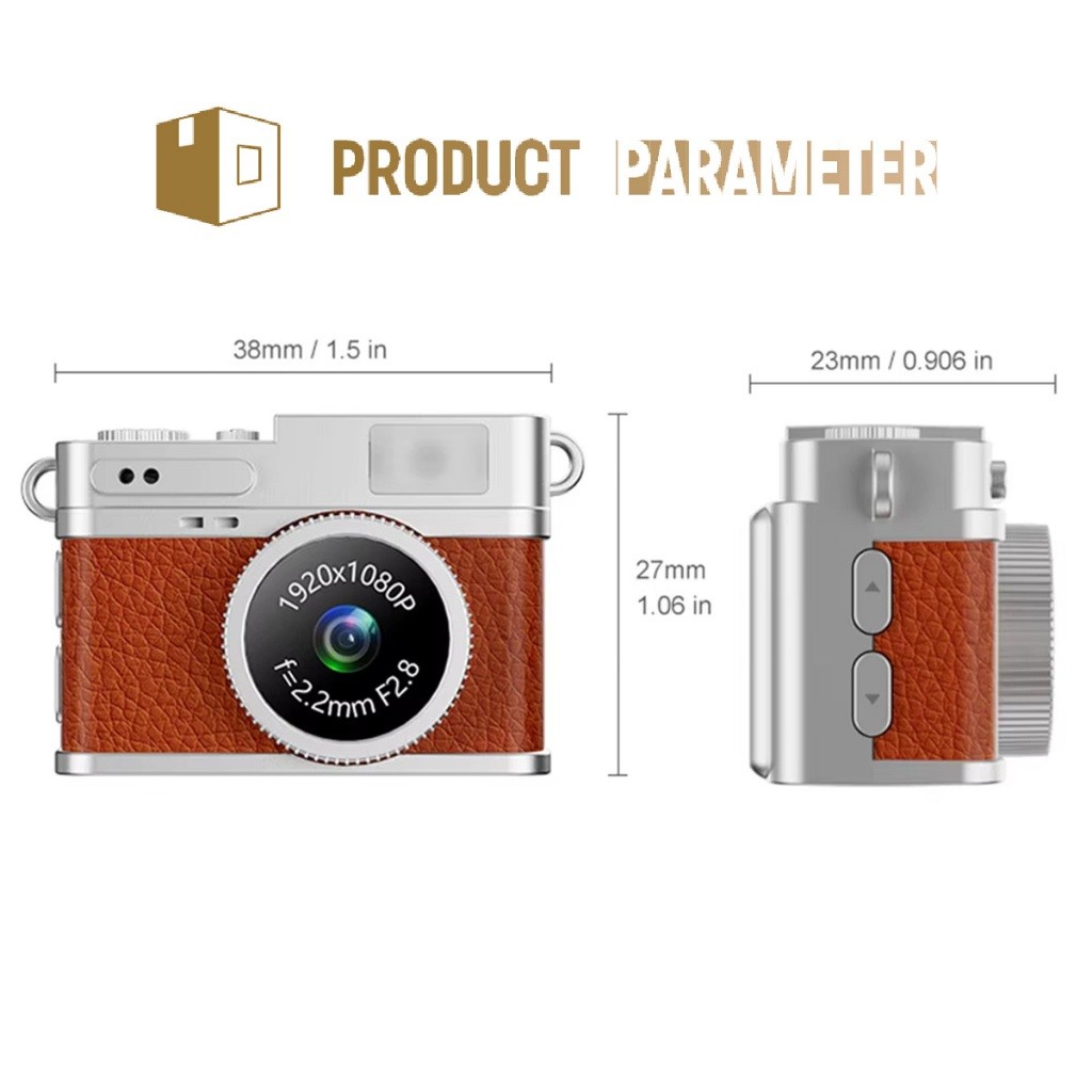 กล้องดิจิตอล mini 32G ขนาด0.96นิ้ว ความคมHD 1080P สำหรับบันทึกวีดีโอ กล้อง video ขนาดพกพา ราคา ถูกที่สุด ดีลบีเคเค แกลเลอรีภาพที่ 2