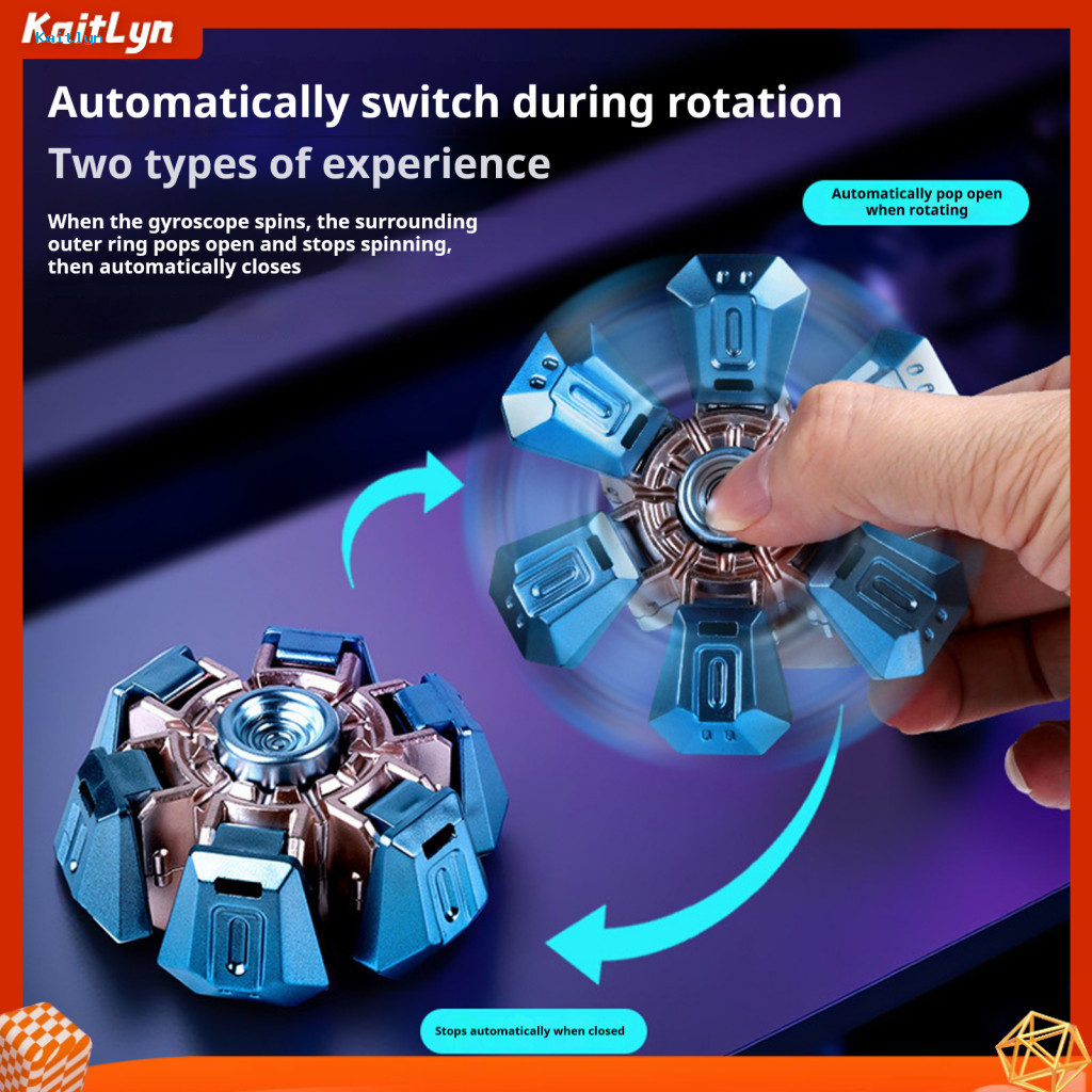 <Kaitlyn>แบบพกพาFidget SpinnerยืดเกราะFidget Spinner Fidget Spinnerของเล่นสําหรับความเครียดความวิตกก