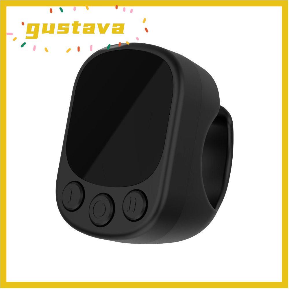 GUSTAVA Touchscreen Controller, Auto Screen Clicker Music Playback Control Bluetooth Ring Remote, Pa
