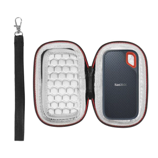 เคสแข็งสําหรับ SanDisk E61 / E60 แบบพกพา SSD 500GB 1TB 2TB, กระเป๋าเดินทางฝาครอบป้องกันถุงเก็บ (ไม่รวม SSD)