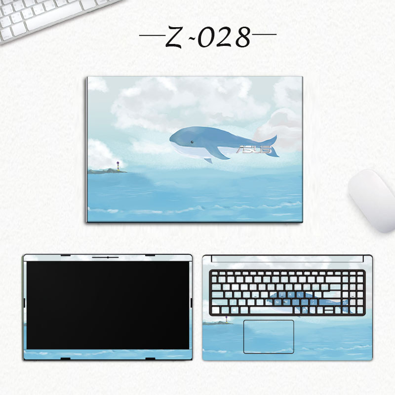 ASUS Vivobook Pro 15 OLED D6500Q 3pcs ABC ไม่มีสารตกค้าง Costomized คอมพิวเตอร์แล็ปท็อป Precut Decal