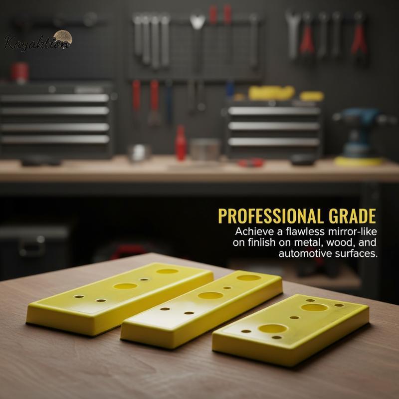 Kayaktion Power เครื่องมือ Sanding Pad ขัดสําหรับโลหะไม้ยางหนังพลาสติกหินแก้วสี่เหลี่ยมทําความสะอาด 