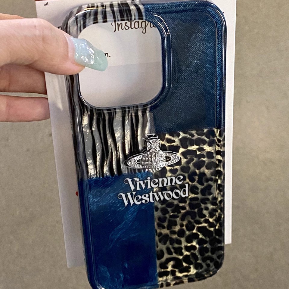 Retro Denim เย็บเสือดาวพิมพ์ Saturn เหมาะสําหรับ ihone15promax Apple 14pro เคสโทรศัพท์ 13 สไตล์ใหม่ 