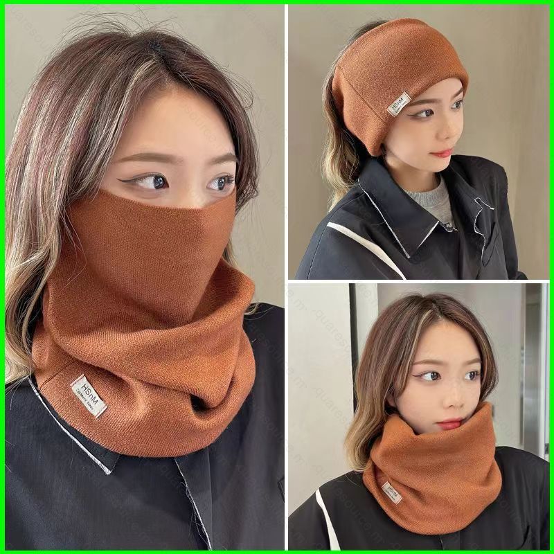 ผ้าพันคอแบบมัลติฟังก์ชัน สำหรับฤดูเย็นและหนาว สามารถใช้เป็นหน้ากากและสายคล้องคออุ่นสำหรับขี่จักรยาน
