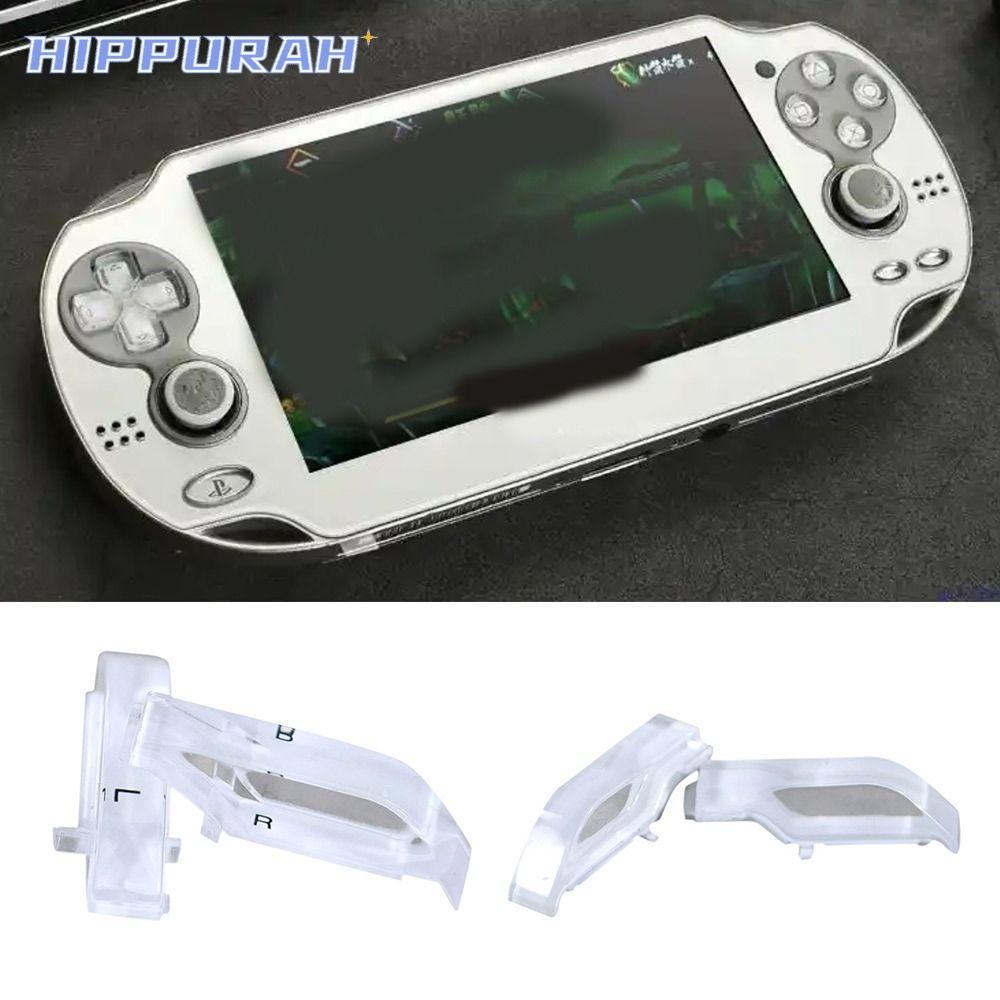 HIPPURAH โฮสต์ LR Trigger, DIY อะไหล่คอนโซลปุ่มทริกเกอร์,อุปกรณ์เสริมซ่อมเกมซ้ายขวาสําหรับ PSP 1000/