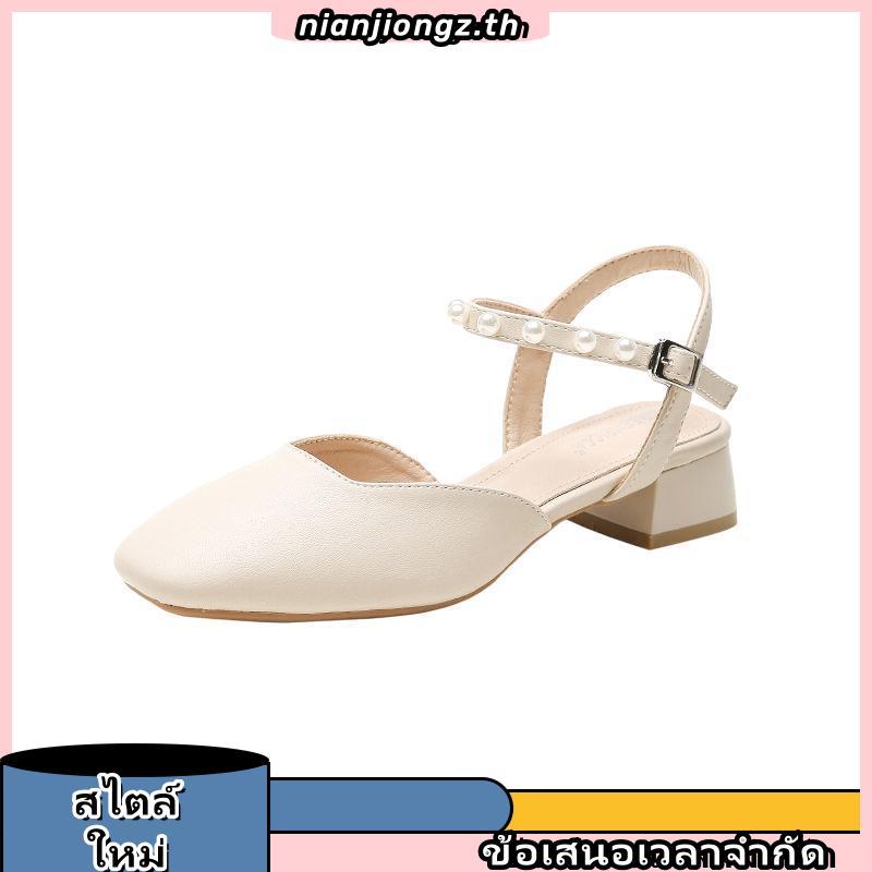 The Jovial (1 inch) (Defect) - Labotte.bkk รองเท้ารัดส้น รองเท้าหัวแหลม (3165-1A)