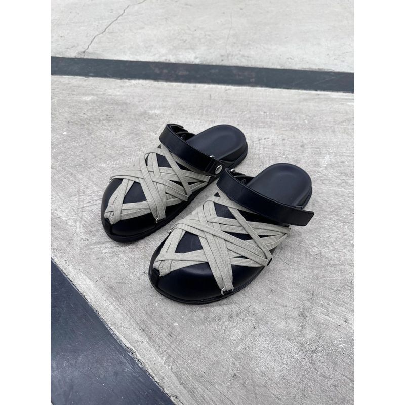 Big Toe รองเท้าแตะครึ่งผู้หญิง Birkenstock รองเท้าผู้ชาย Commuter Mules Slip-On Casual Baotou รองเท้าแตะขี้เกียจหนา Soled Tren