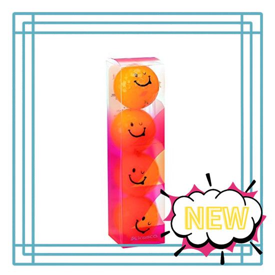 Kasco Golf Balls KIRA SWEET Character 4pcs, 4 colors