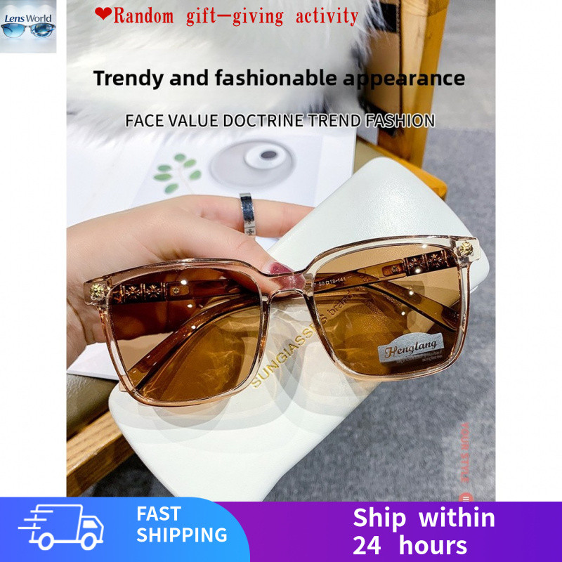 [จัดส่งฟรี] แว่นกันแดดโพลาไรซ์สไตล์ใหม่สำหรับทั้งชายและหญิง ออกแบบตามแฟชั่นยุโรปและอเมริกา เหมาะสมในการขับรถ ราคา ถูกที่สุด ดีลบีเคเค แกลเลอรีภาพที่ 8