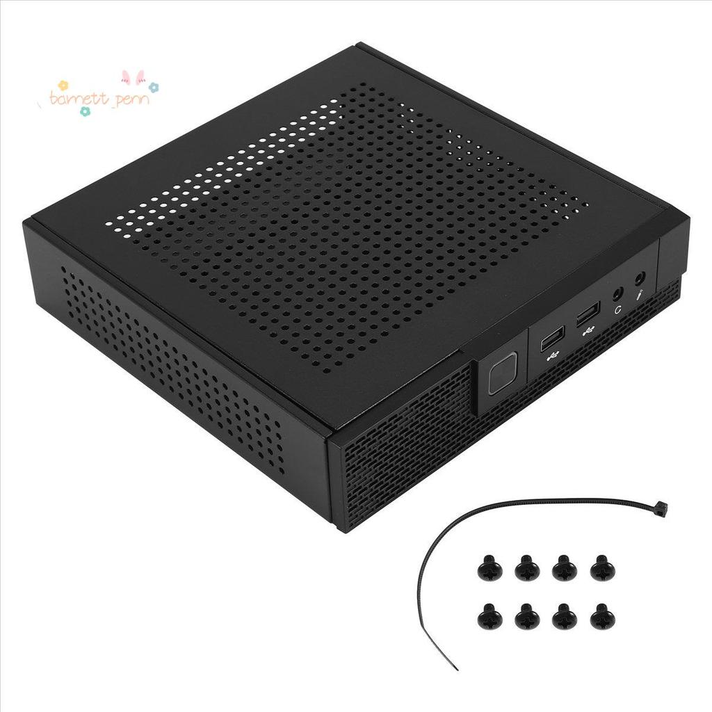 ITX เคสคอมพิวเตอร์ TX02 Mini Desktop Case ควบคุมอุตสาหกรรม HTPC Case