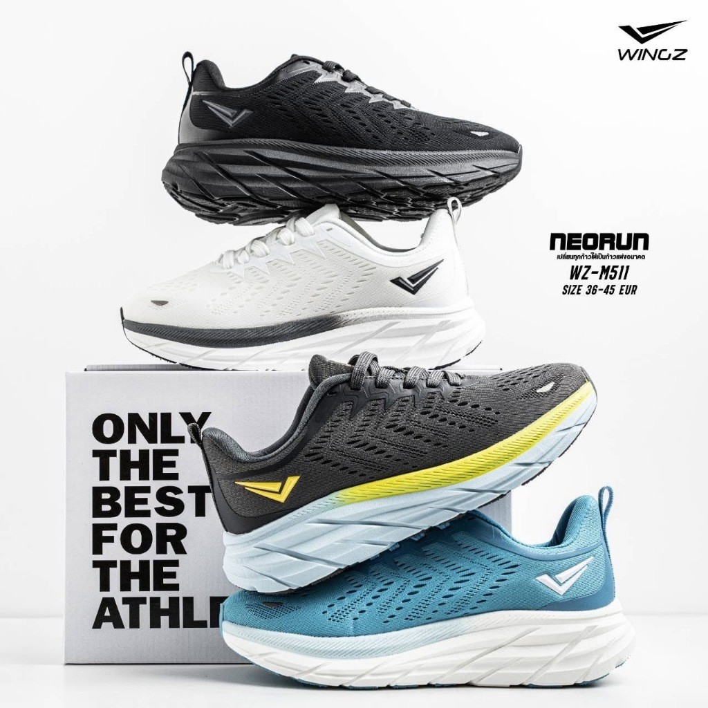 NFshoes รองเท้าวิ่งผู้ชาย WINGZรุ่น NEO RUN รหัส WZ-M511 รองเท้ากีฬา เพื่อสายวิ่งและสายลำลอง ใส่เที่
