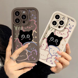 🔥KingMall🔥เคสโทรศัพท์น่ารักแบบใหม่ สำหรับ OPPO A7 A18 A94 A3 A60 A93 A98 A15 A57 A78 A79 A60 A58 A3S A12E