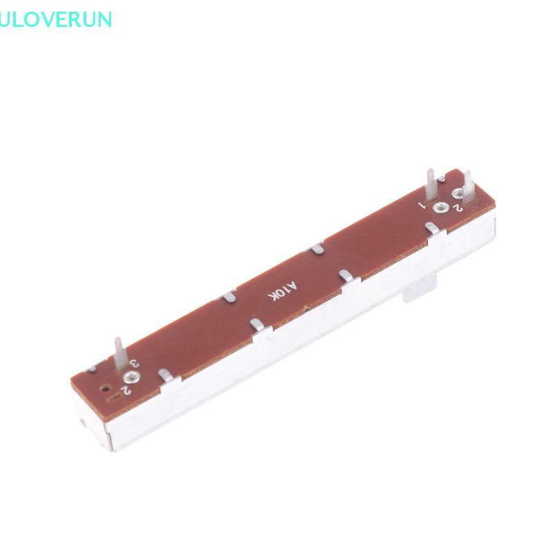 Uloverunlj.th 88 มม.3-Pin Single Potentiometer A10K B10K ตรงสไลด์ Potentiometer Mono Channel Mixer F