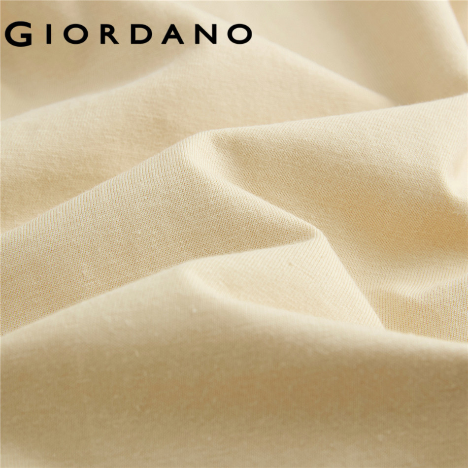 GIORDANO WOMEN 100% Cotton panda embroidery short sleeve tee 13325326 ราคา ถูกที่สุด ดีลบีเคเค แกลเลอรีภาพที่ 8