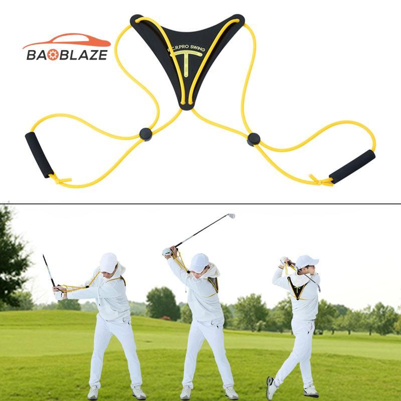 [Baoblaze] Golf Swing Posture Alignment Rope Elastic Golf Training Aid Swing Impact เครื่องมือออกกํา