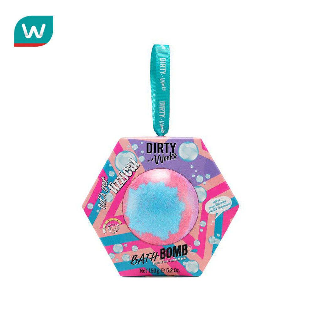 Dirty Works เดอร์ตี้ เวิร์คส เล็ทส์เก็ท ฟิซซิคัล บาธบอมบ์ 150กรัม