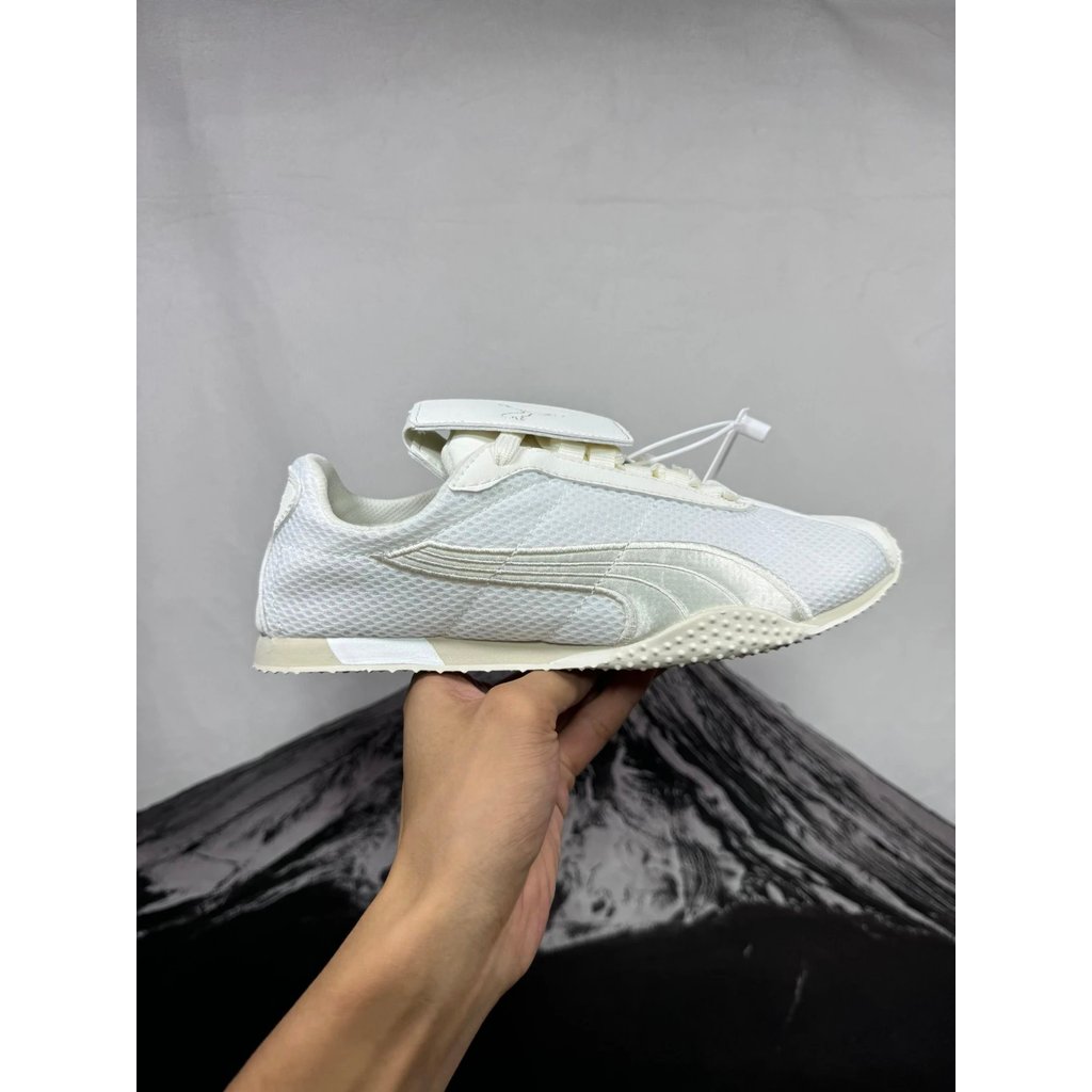 Puma Racing Shoes รองเท้าผ้าใบสีเบจ Casual Daily Commuter อินเทรนด์ All-Match Shoes