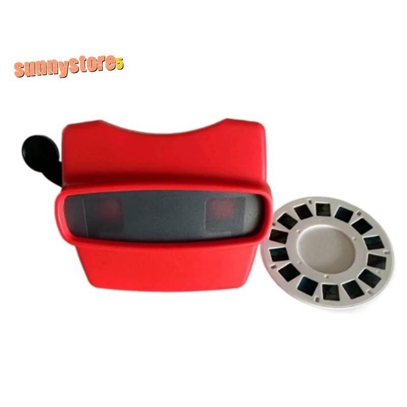 เด็กของขวัญเครื่องดูการศึกษา 3D ของเล่น Mini Theater Viewmaster Viewer