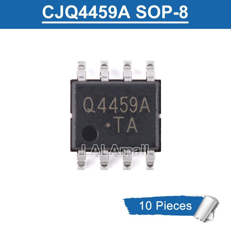 10pcs Q4459A KJQ4459A SOP-8 30V/6A P-channel MOSFET ใหม่เดิม