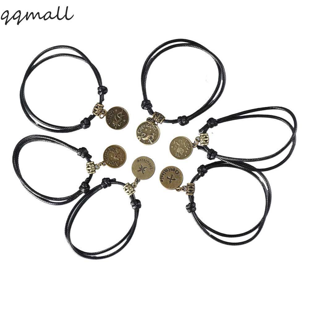 QQMALL Anklet Men Ankle Chain Black Rope Sandal Bracelet Fashion Foot Chain