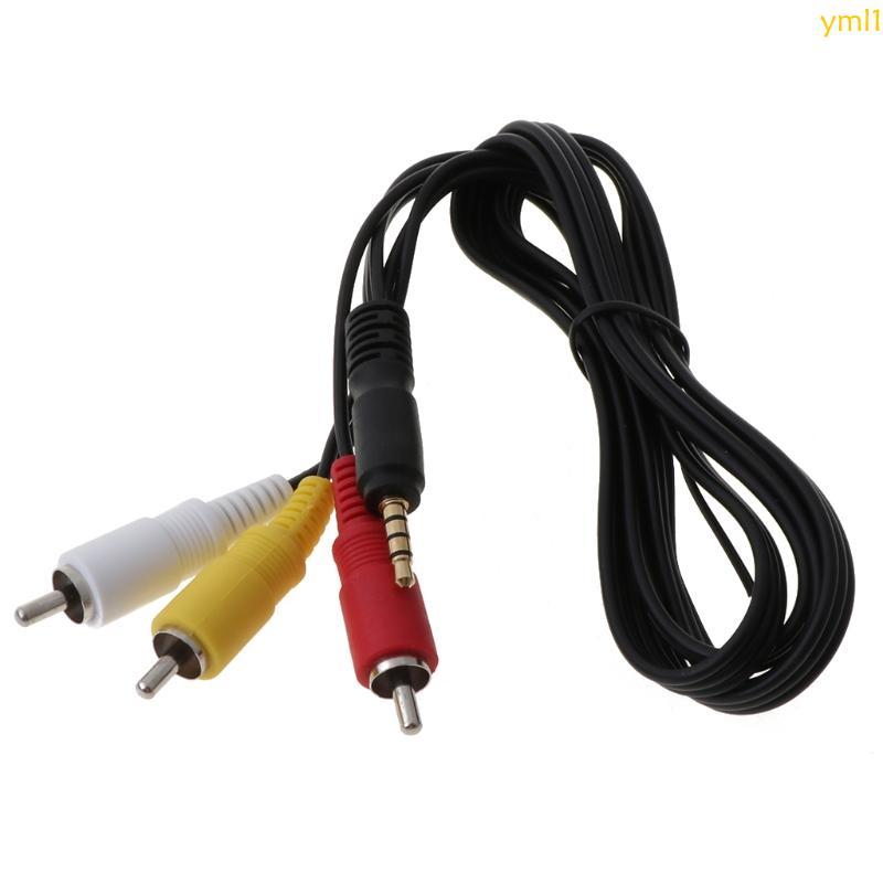 Yml1 AV AV AV Video TV Cable สายไฟสําหรับ DV Mini Camcorder STV-250 N