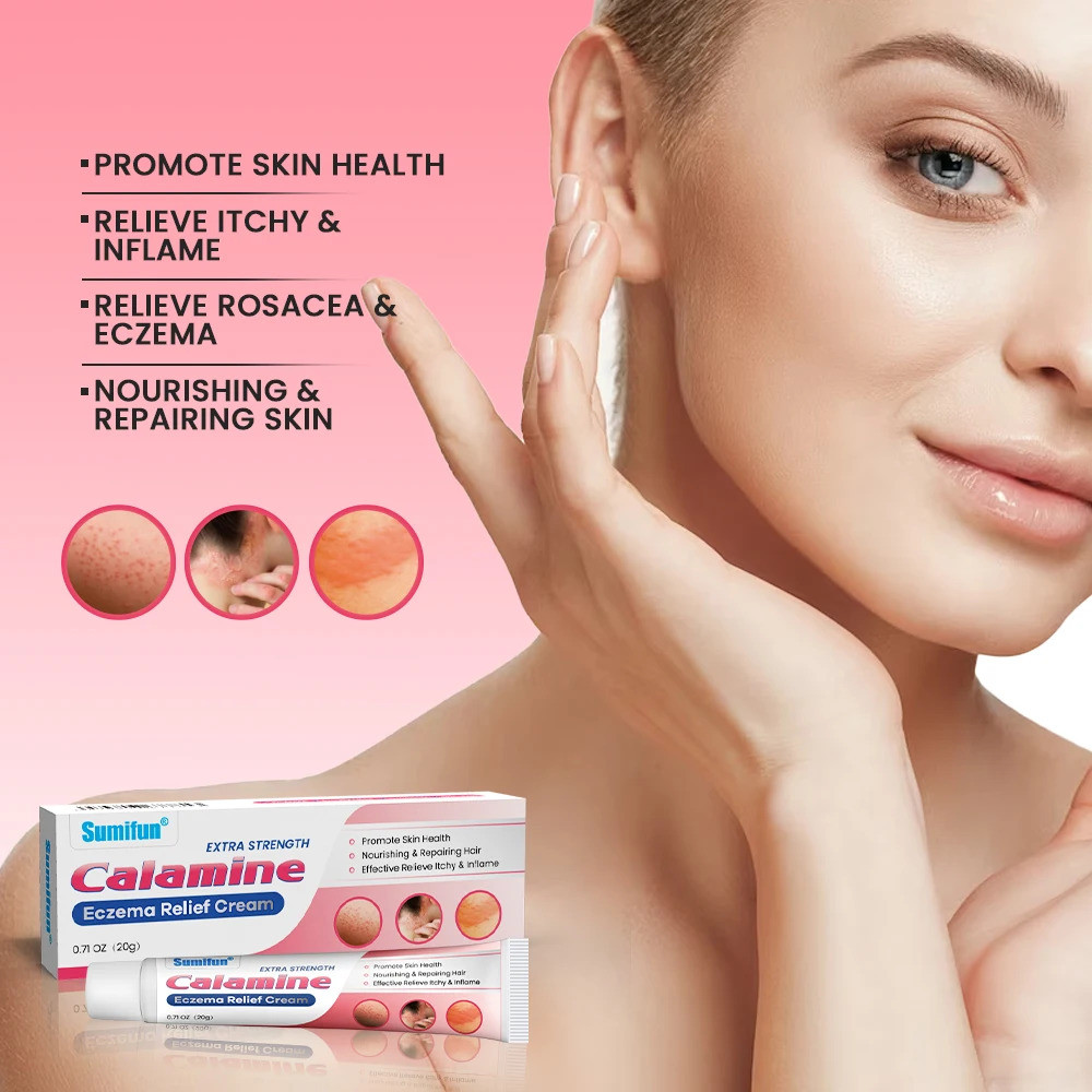 Calamine Eczema Area Comfort Cream Gentle Calamine Eczema Soothing Cream Calm Cream TB9Z