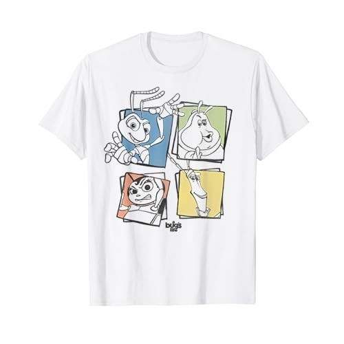 แฟชั่นMen's cotton T-shirt Disney Pixar A Bug's Life Group Shot Box Up T-Shirt Fast Shipping 4XL , 5