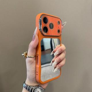 Luxury Phone Case That Can Be Used for Makeup Case Iphone 17 16 15 14 13 Pro Max Metal Camera Protection Shockproof Mirror Back Cover
