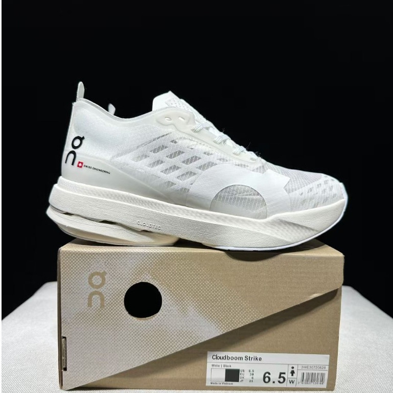 รองเท้าวิ่ง Cloud Wings Strike สำหรับผู้ชายและผู้หญิง ออกแบบมาเพื่อมาราธอน ลดแรงกระแทก ทนทาน