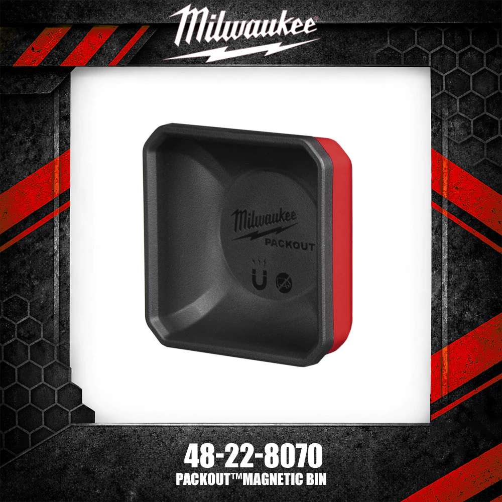 Milwaukee 48-22-8070 PACKOUT™ อุปกรณ์เสริมเครื่องมือถังแม่เหล็ก