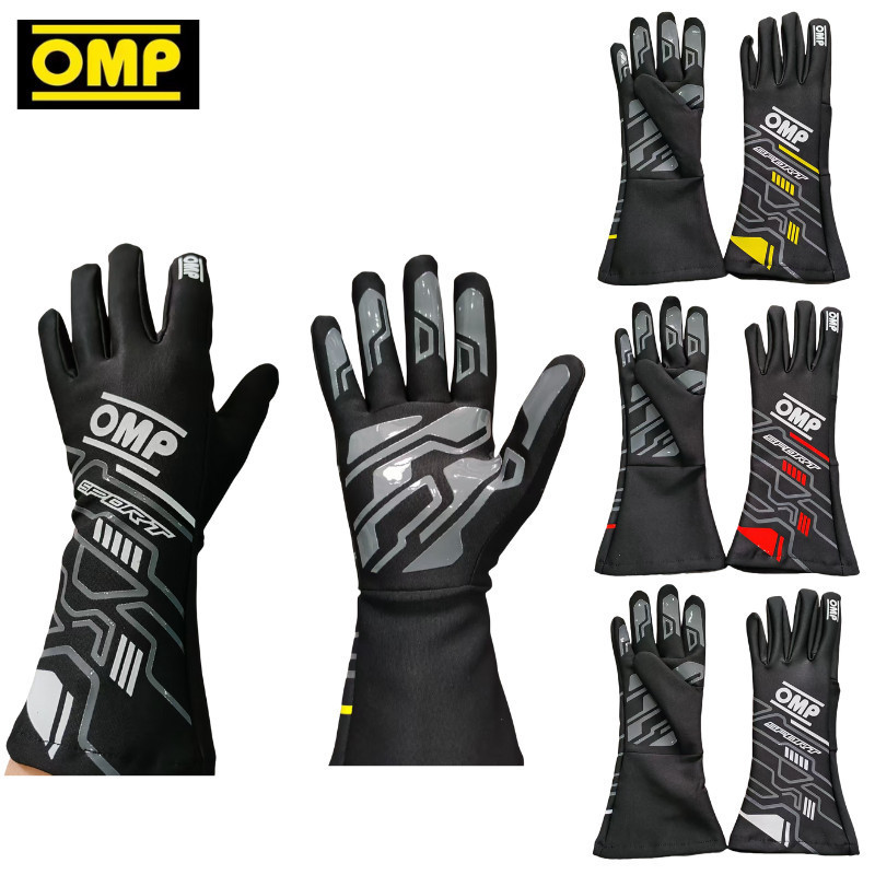 Yyaoc® OMP SPORT Racing Gloves Entry Level Silicone anti-slip Racing driving gloves Go-Kart Simulato
