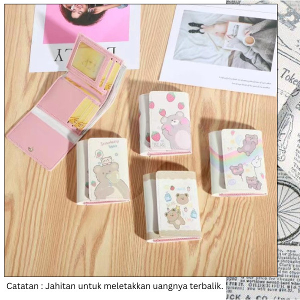 BLOSSOM DEFECT WD01 กระเป๋าสตางค์ผู้หญิงหมีน่ารัก
