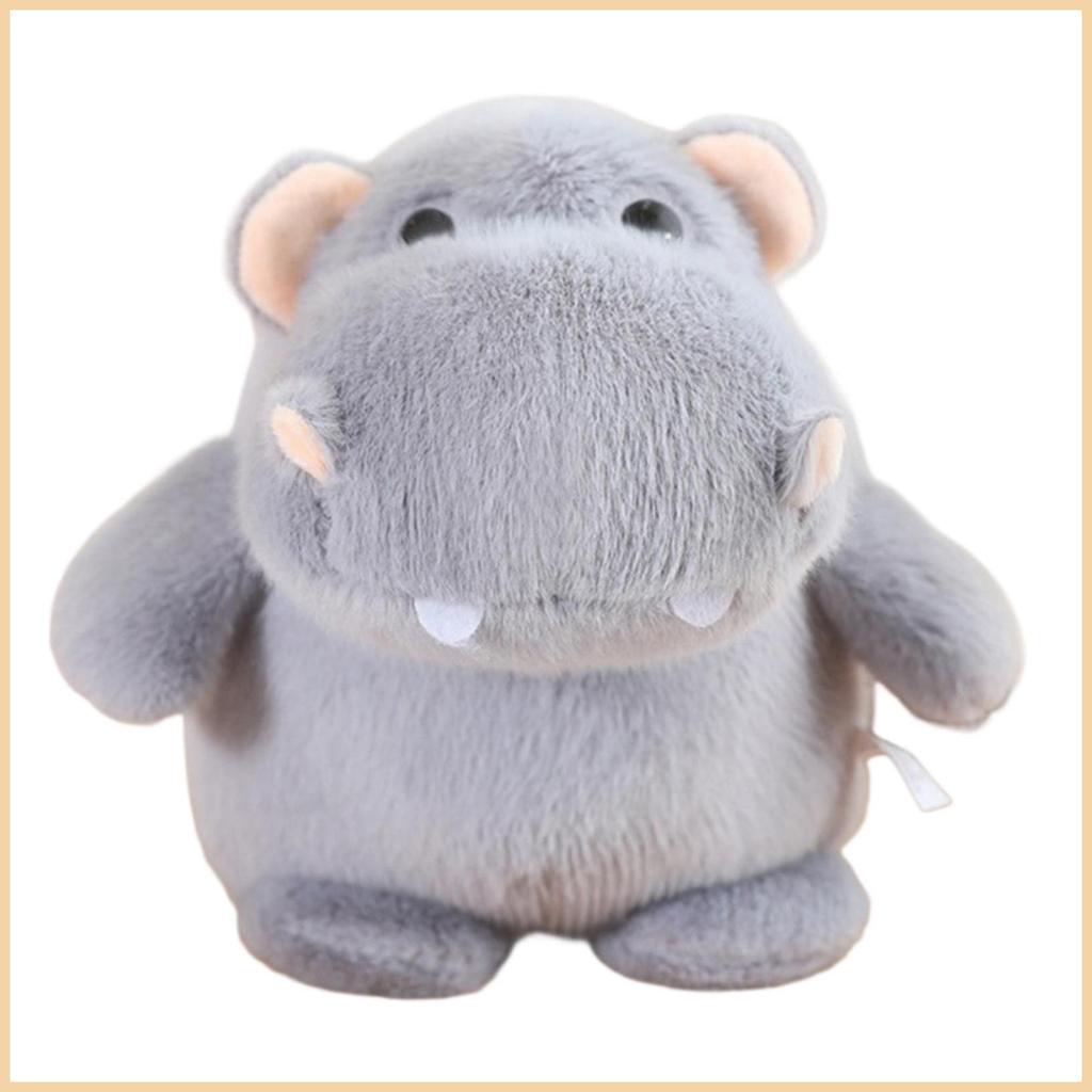 ตุ๊กตา Hippo กอดตุ๊กตาตกแต่ง Hippo น่ารัก Hippo Plushie ของเล่น Hugable บ้านของเล่นตกแต่งเหมาะสําหรั