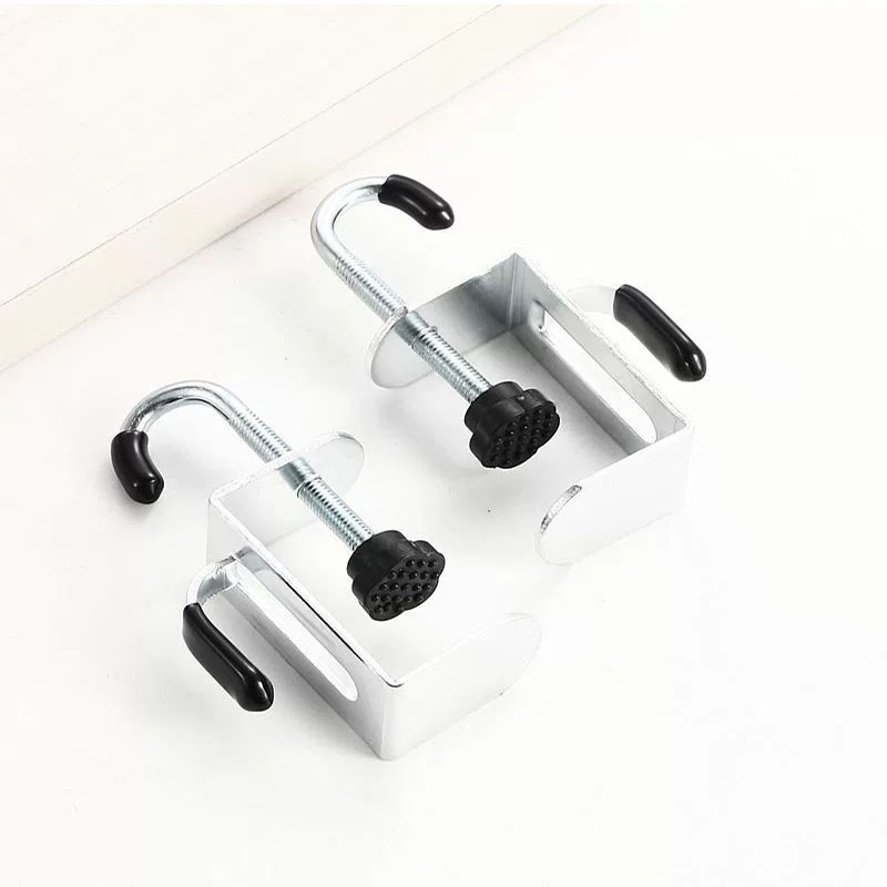 TPตะขอคู่แบบไม่เจาะรู ถอดได้ สำหรับแขวนกระเป๋าเป้ ปรับระดับได้ สำหรับวางข้างโต๊ะ - รูปที่ 6