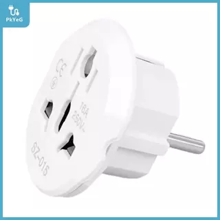 UORRIS 16A 4000W อะแดปเตอร์สำหรับการเดินทางของสหภาพยุโรปตัวแปลงยุโรปยุโรปปลั๊กปลั๊กไฟ AC เป็นสหภาพยุโรปขนาด 250V