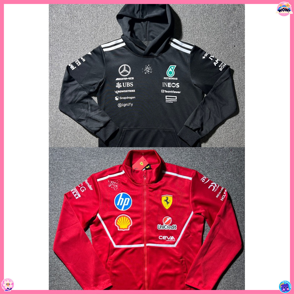 F1 Jacket Formula One สำหรับ Mercedes และ Ferrari