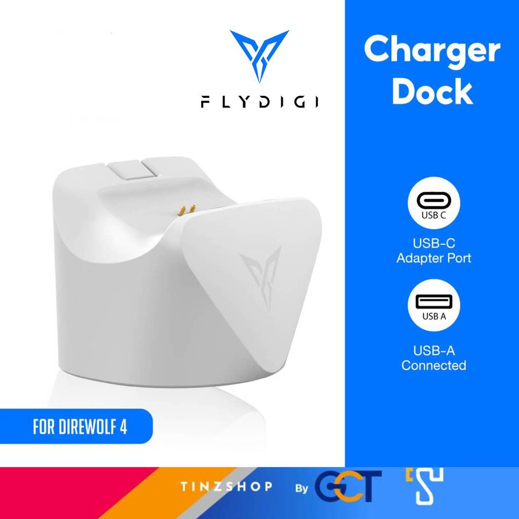[Tinzshop] Flydigi Charging Dock (For Direwolf 4) ชาร์จไฟได้แล้ว ยังใช้เป็น แท่นวางจอย สุดเท่ ประกัน