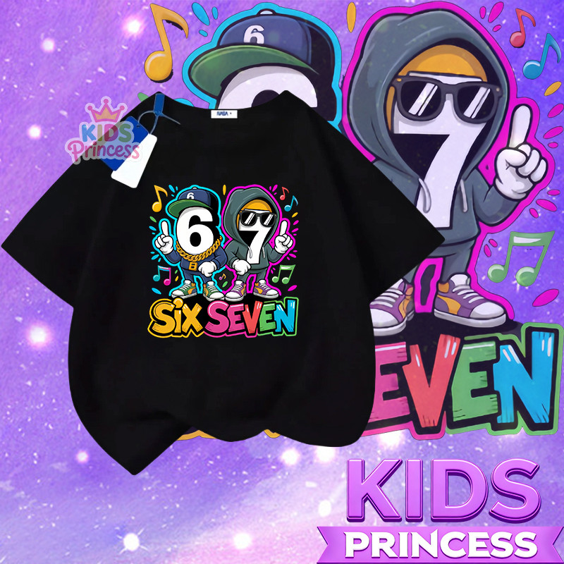 COD(จัดส่งตลอด 24 ชั่วโมง)ตัวละครการ์ตูนแอนิเมชั่น เสื้อที ผ่อนคลาด เสื้อเชิ้ต สำหรับเพศชายและหญิง 90-150CM 1-13ปี N4436