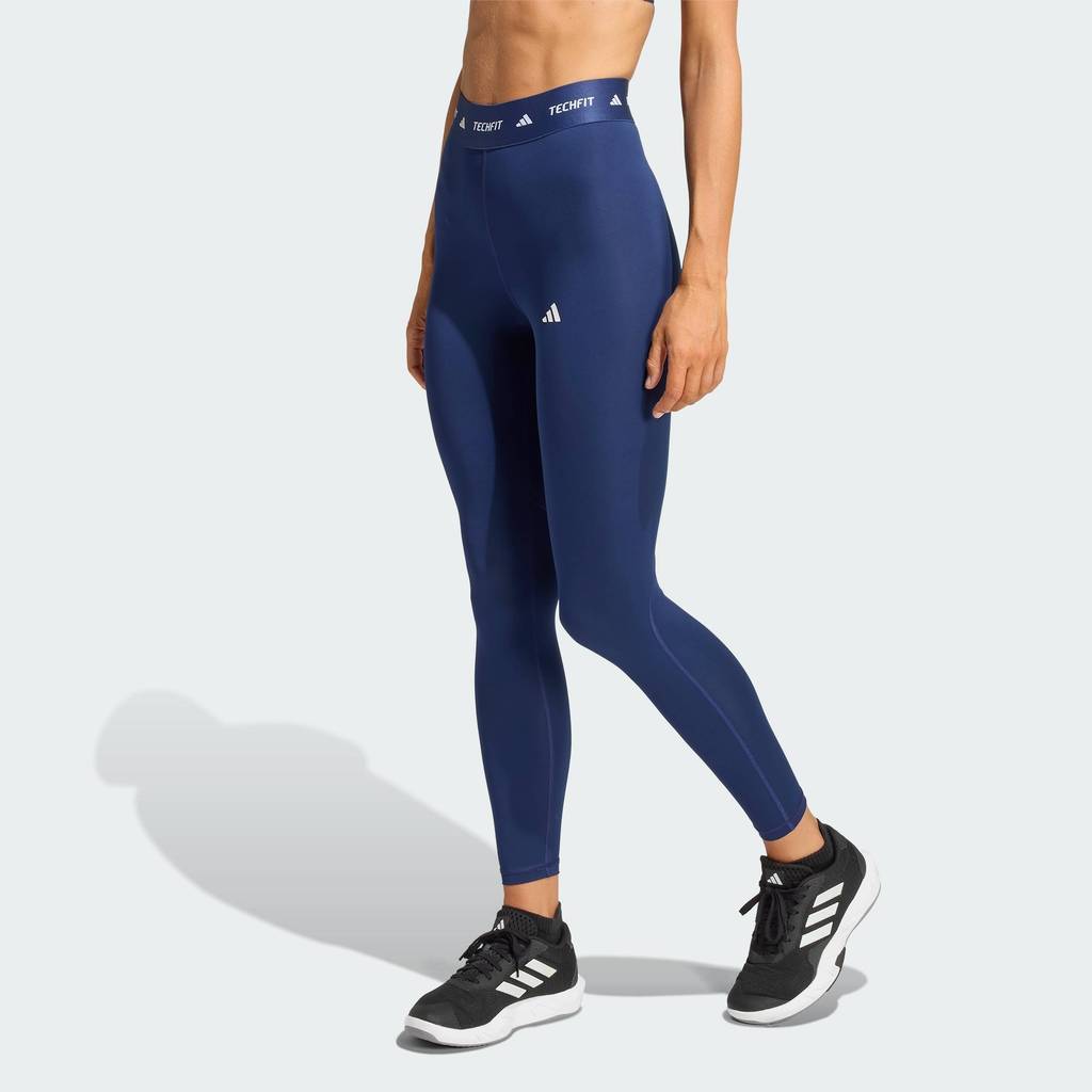 adidas Gym & Training TECHFIT 7/8 Leggings Women Blue JY8362
