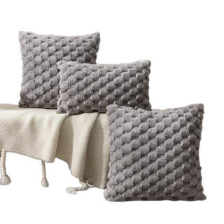 หมอนอิงแต่งบ้าน ขนาด 45x45 cm ผ้ากำมะหยี่ นุ่มฟู Pillow Cover ปลอกหมอน สไตล์มินิมอล