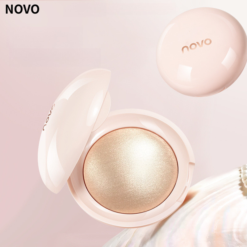 NOVO ไฮไลท์ โมโนโครม โครงสร้างสามมิติ สว่าง กระจ่าง ใส บาง และเป็นประกาย