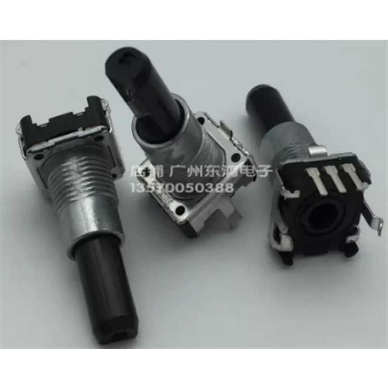 ALPS ดั้งเดิม 1 ชิ้น Alps EC12E2420803 สวิตช์เข้ารหัส 24 ตําแหน่งแกนชีพจรความยาว 25 มม. ครึ่งแกน