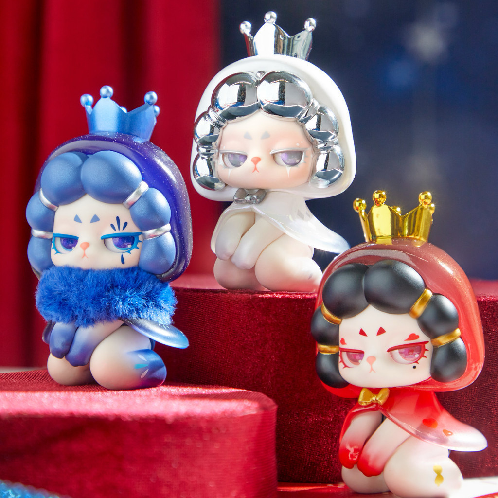 [ของแท้] DODO RARA Charming Villain Series Secret MINI รูป Snow Queen & Aurora Queen ตุ๊กตาเครื่องปร