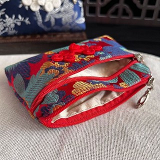 ผ้าผ้าไหมกระเป๋าเครื่องประดับซิปกระเป๋าขนาดเล็กกระเป๋าใส่เหร…
