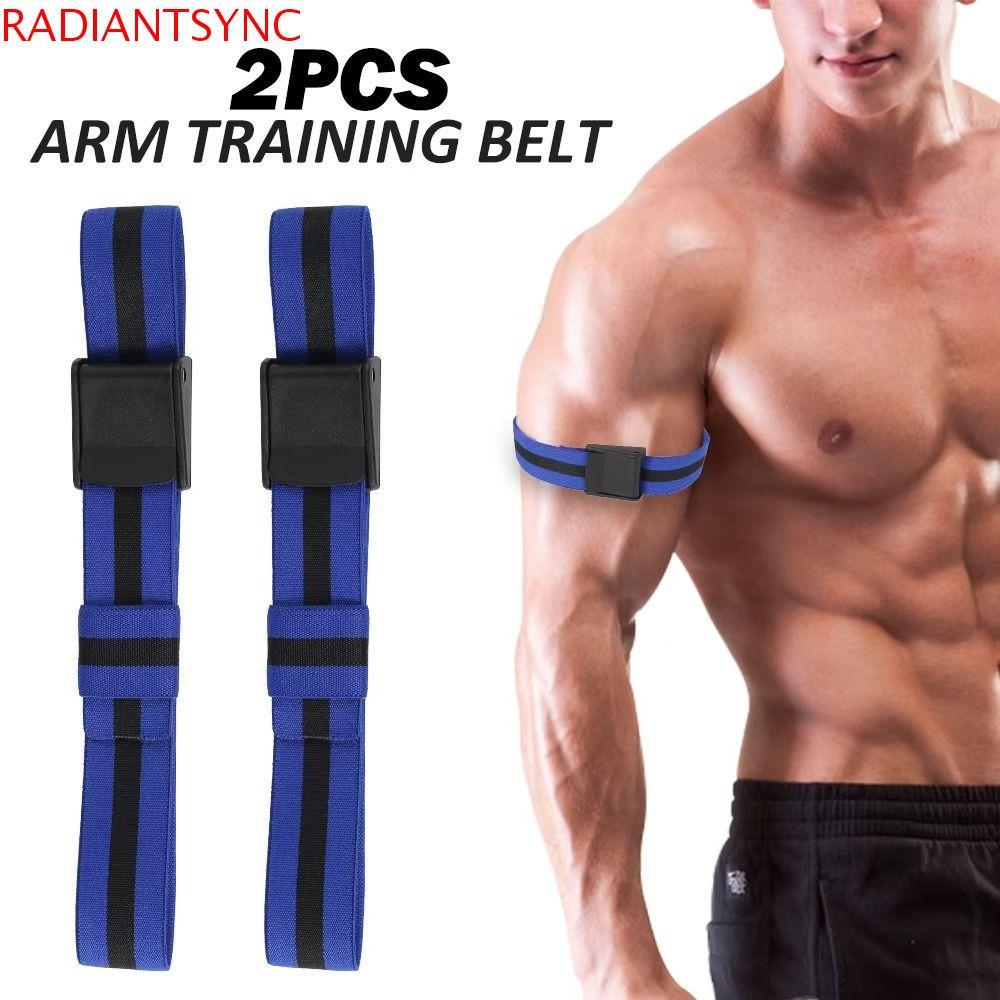 RADIANTSYNC Occlusion Training Bands - พันแขนเพื่อการสร้างกล้ามเนื้อและจำกัดการไหลเวียนของเลือด BFR เข็มขัดสำหรับการออกกำลังกายและยกน้ำหนัก