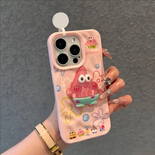 เหมาะสําหรับ IPhone 16 15 14 13 12 11 Pro Max X XR XS Max 7 8 Plus น่ารัก 3D ตุ๊กตาเคสโทรศัพท์การ์ตูนสัตว์