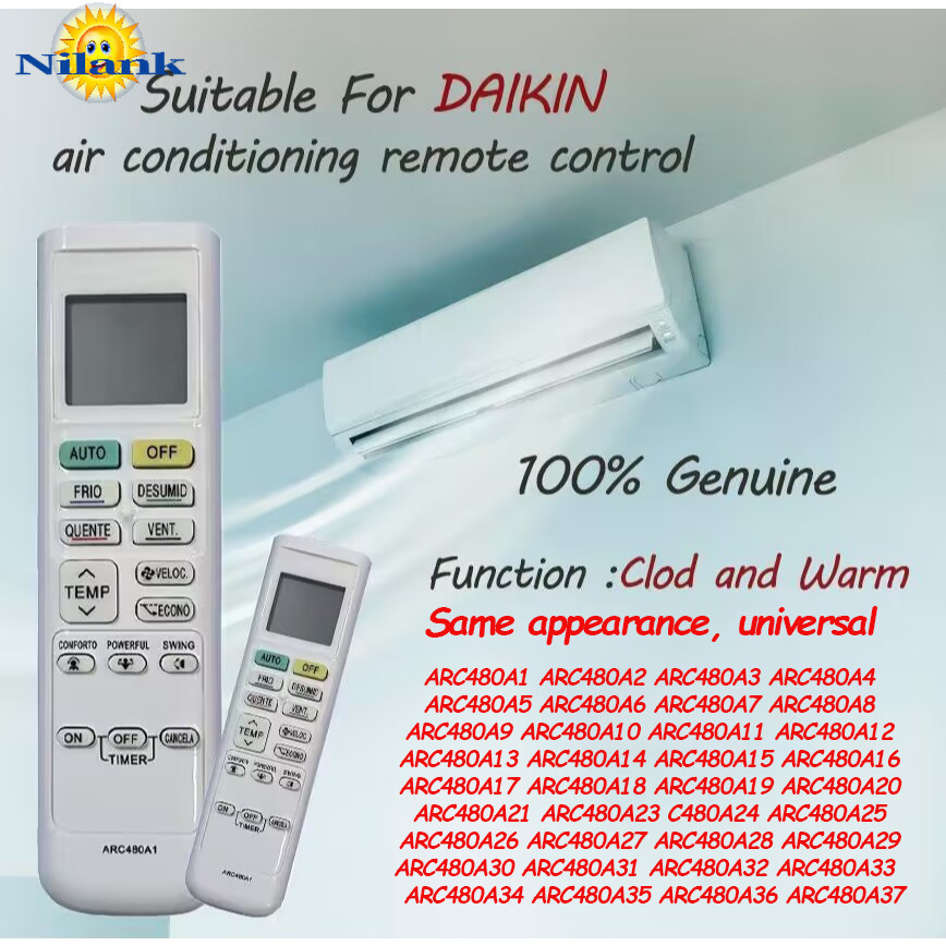remote รีโมทแอร์ DAIKIN รีโมท ARC480A01 ARC480A36 ARC480A33 ARC480A32 ARC480A35 ARC480A20 ARC480A22 ราคา ถูกที่สุด ดีลบีเคเค รูปภาพหลัก