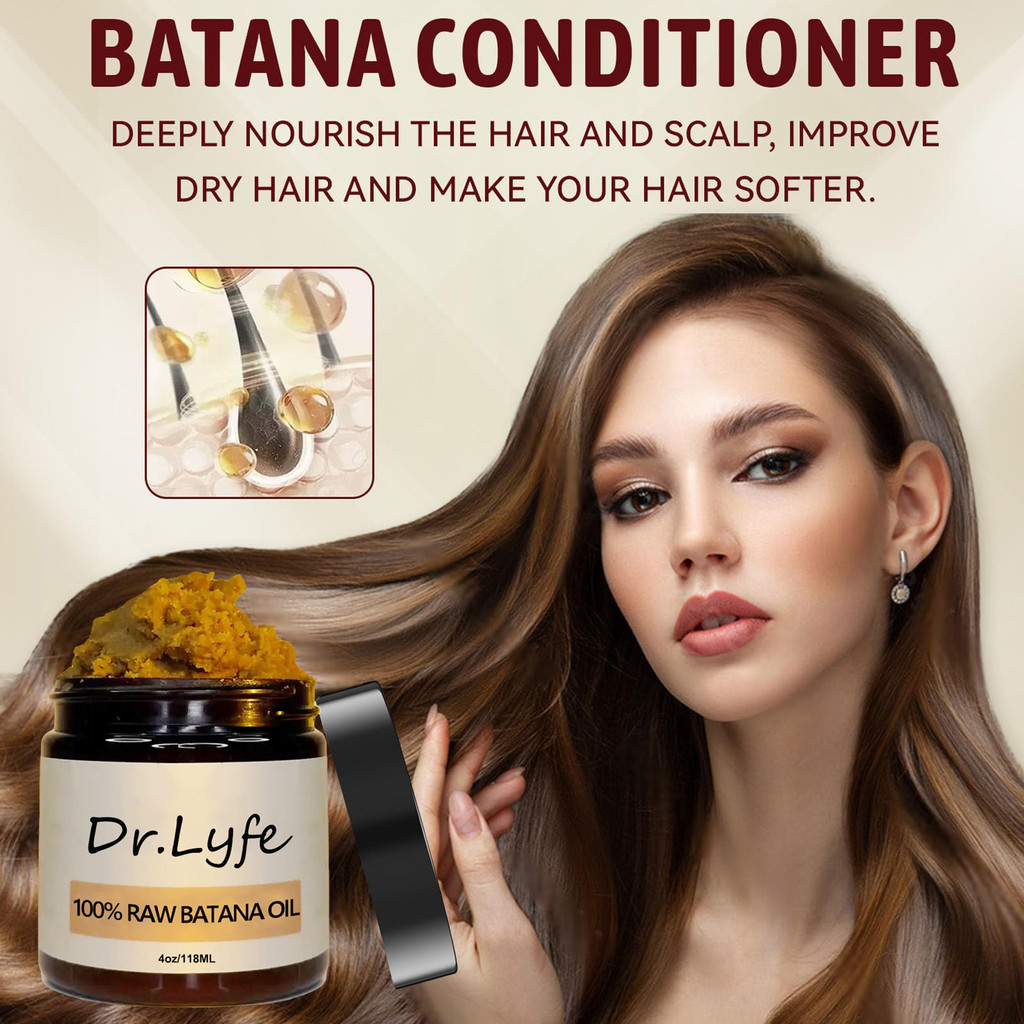 ดร. Lyfe Raw Batana Oil Original Batana Oil Gentle Nourishing Frizzy Hair Mask 4.6