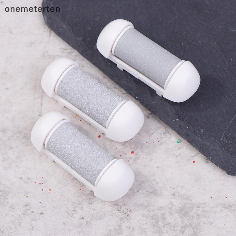 Rten 3PCS Foot Care เครื่องมือหัว Dead Hard Skin แคลลัส Remover เติมเครื่องบดลูกกลิ้งแฟ้ม Feet Care เครื่องมือ N