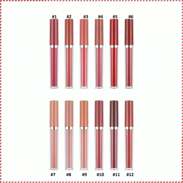 Neutral Lip Glaze Velvet Nude Lip Glaze Matte Air Liquid Lip Glaze Soft Mist Lip Glaze